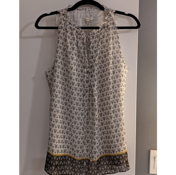 max studio bubble hem blouse